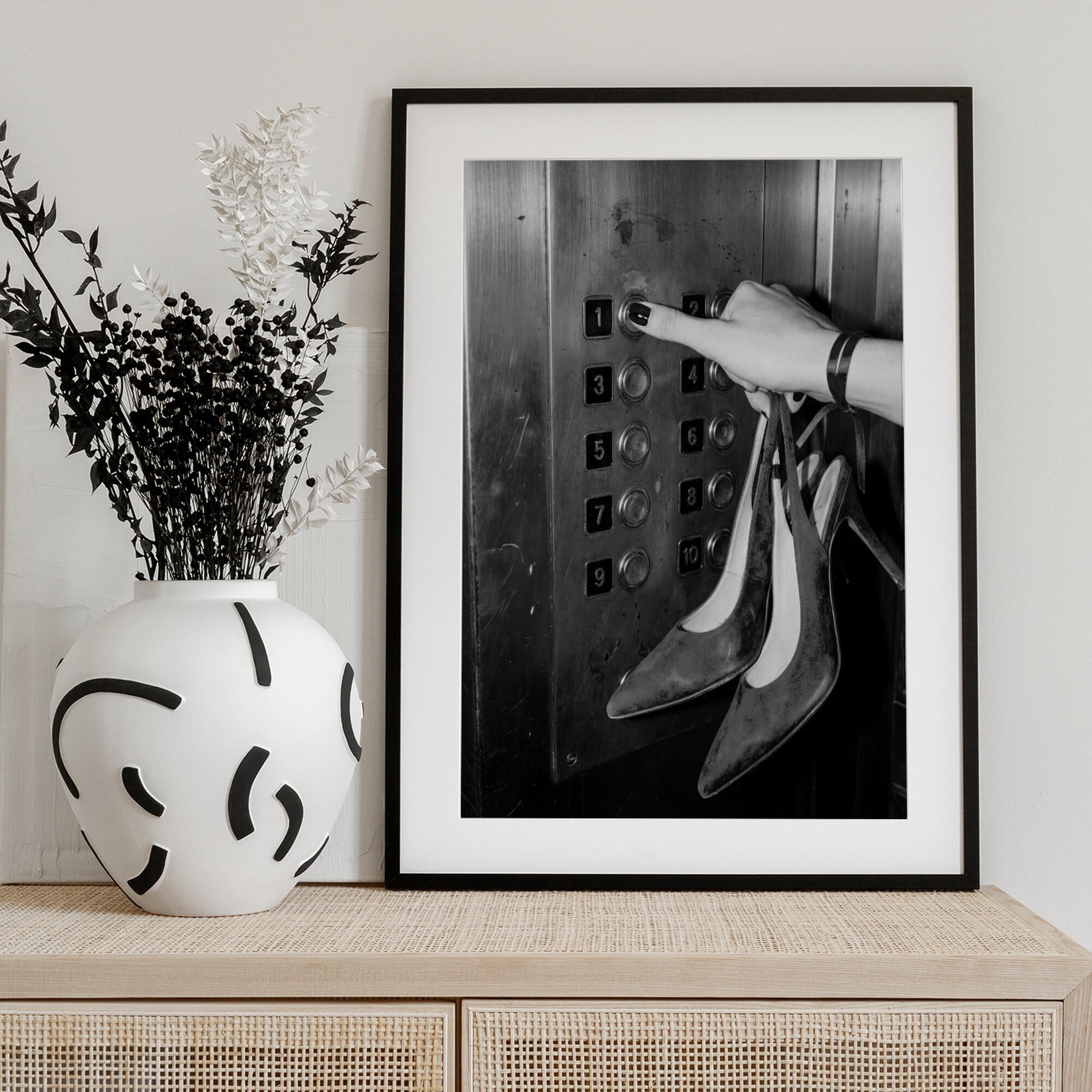 Elevator Button High Heels