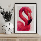 Elegant Pink Flamingo