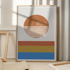 Striped Horizon Sun