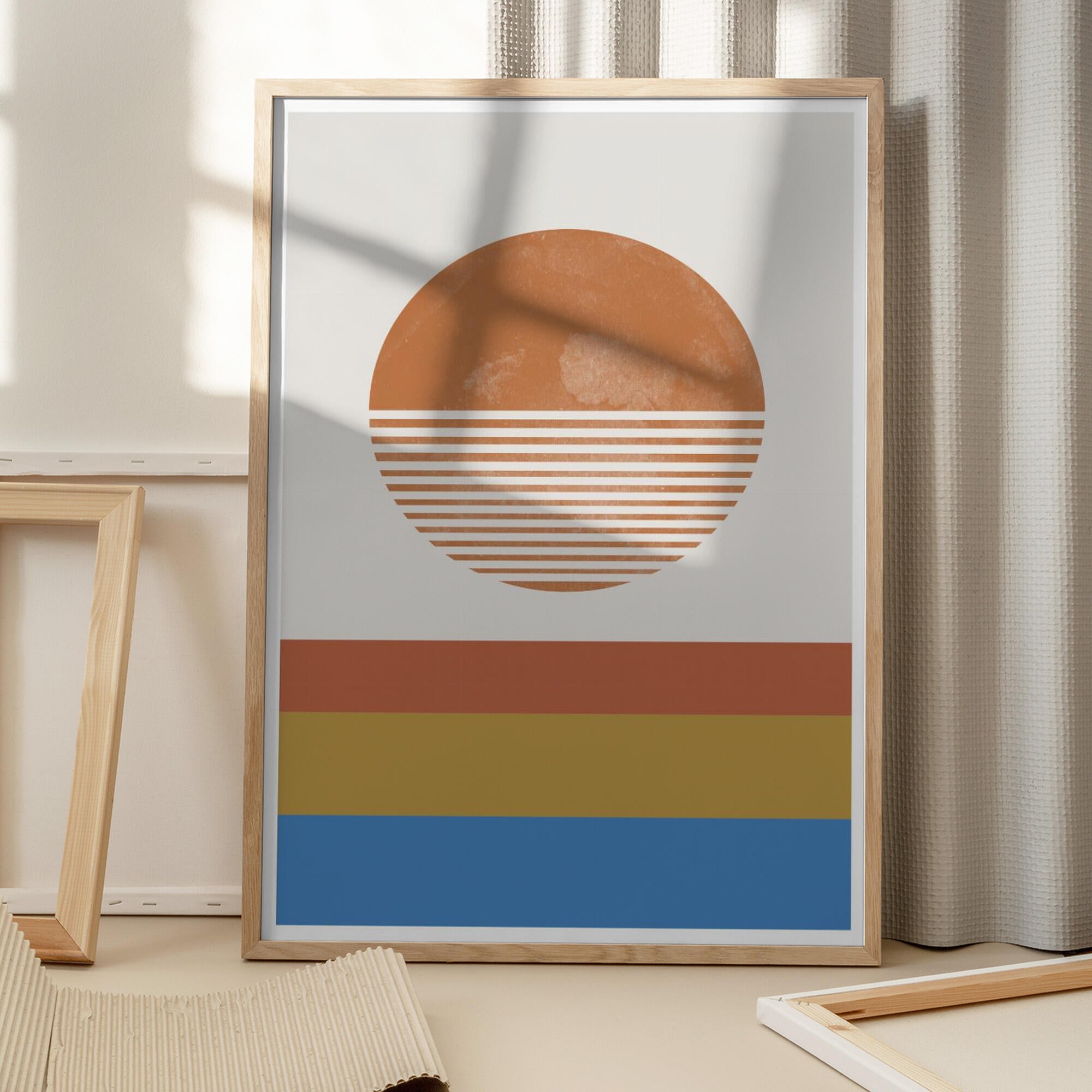 Striped Horizon Sun