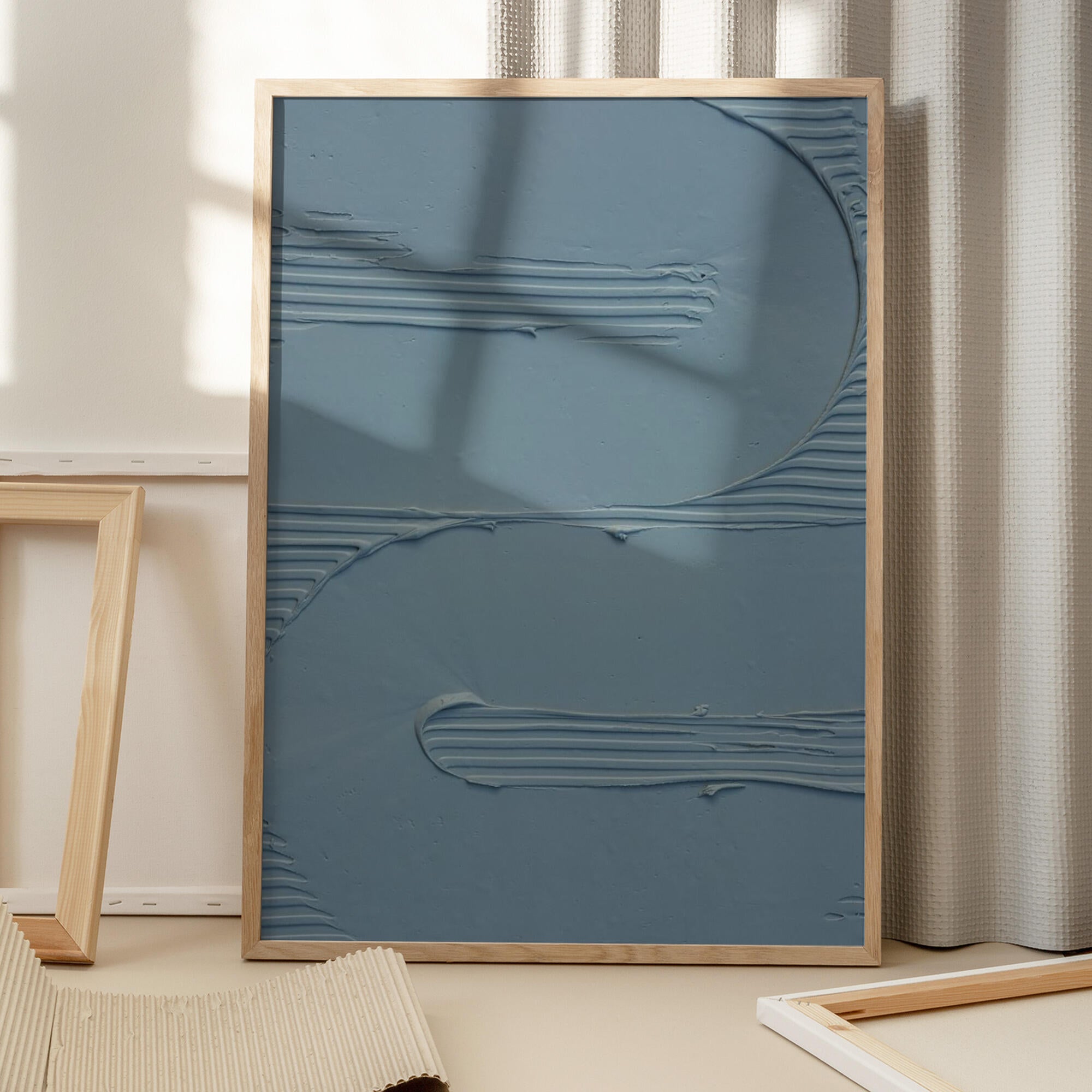 Mud Texture 12 Blue