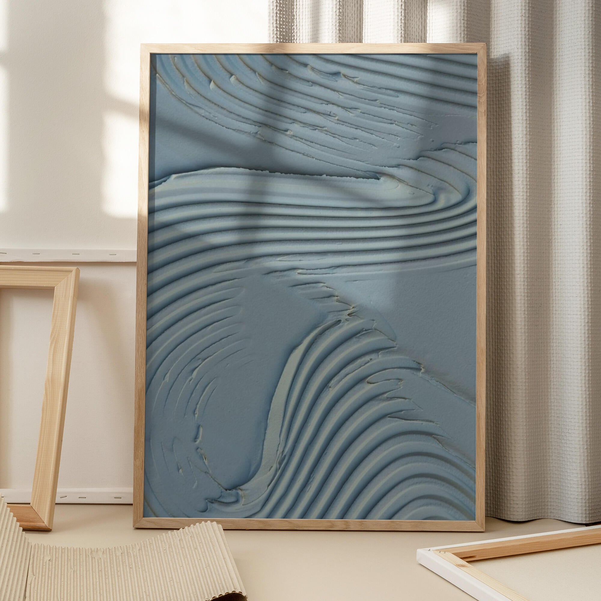 Mud Texture 15 Blue