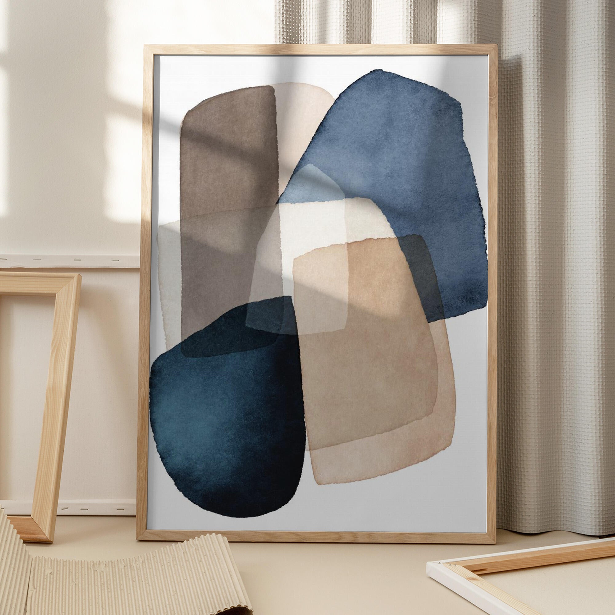 Blue Brown Blocks