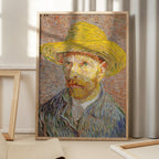 Self Portrait With Straw Hat