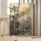 Giant Tiger In Ruins