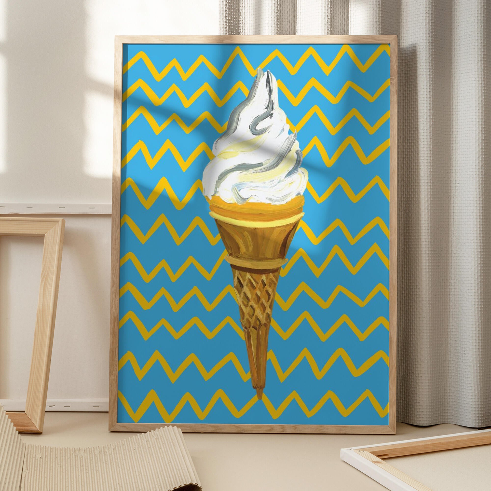 Ice Cream Blue