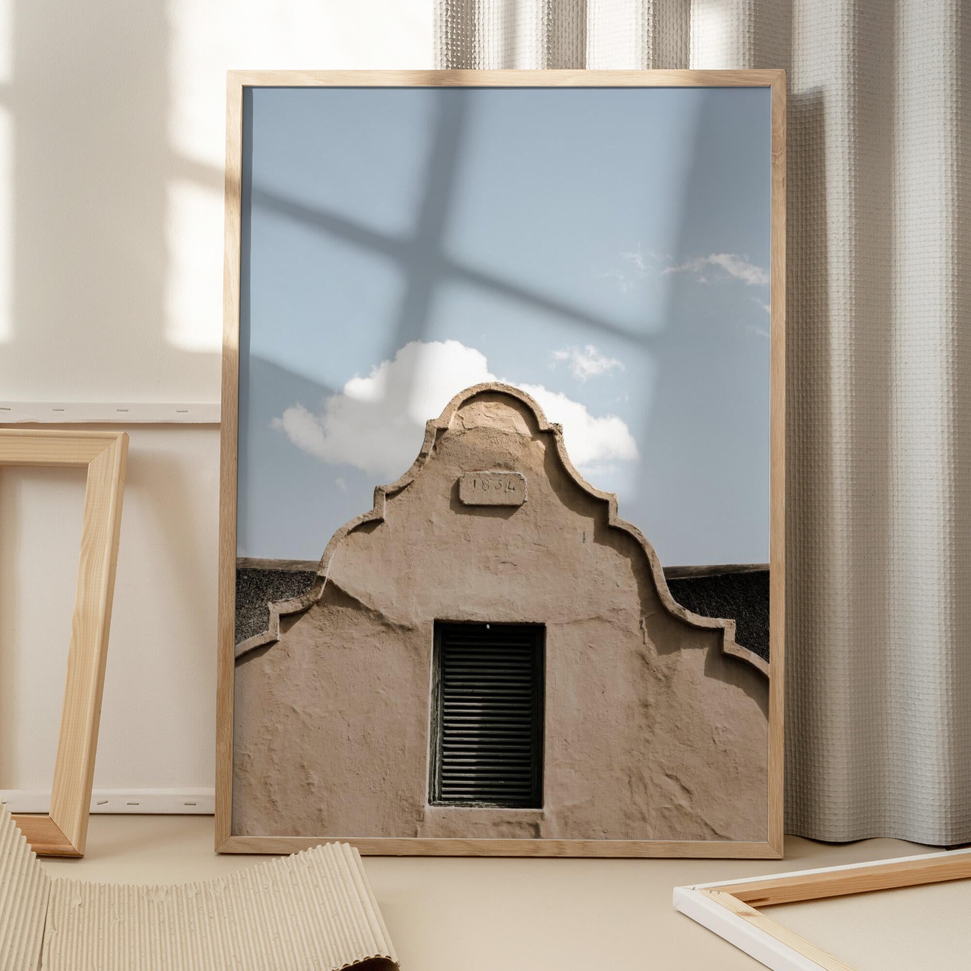 Vintage Gable With An Arched Window
