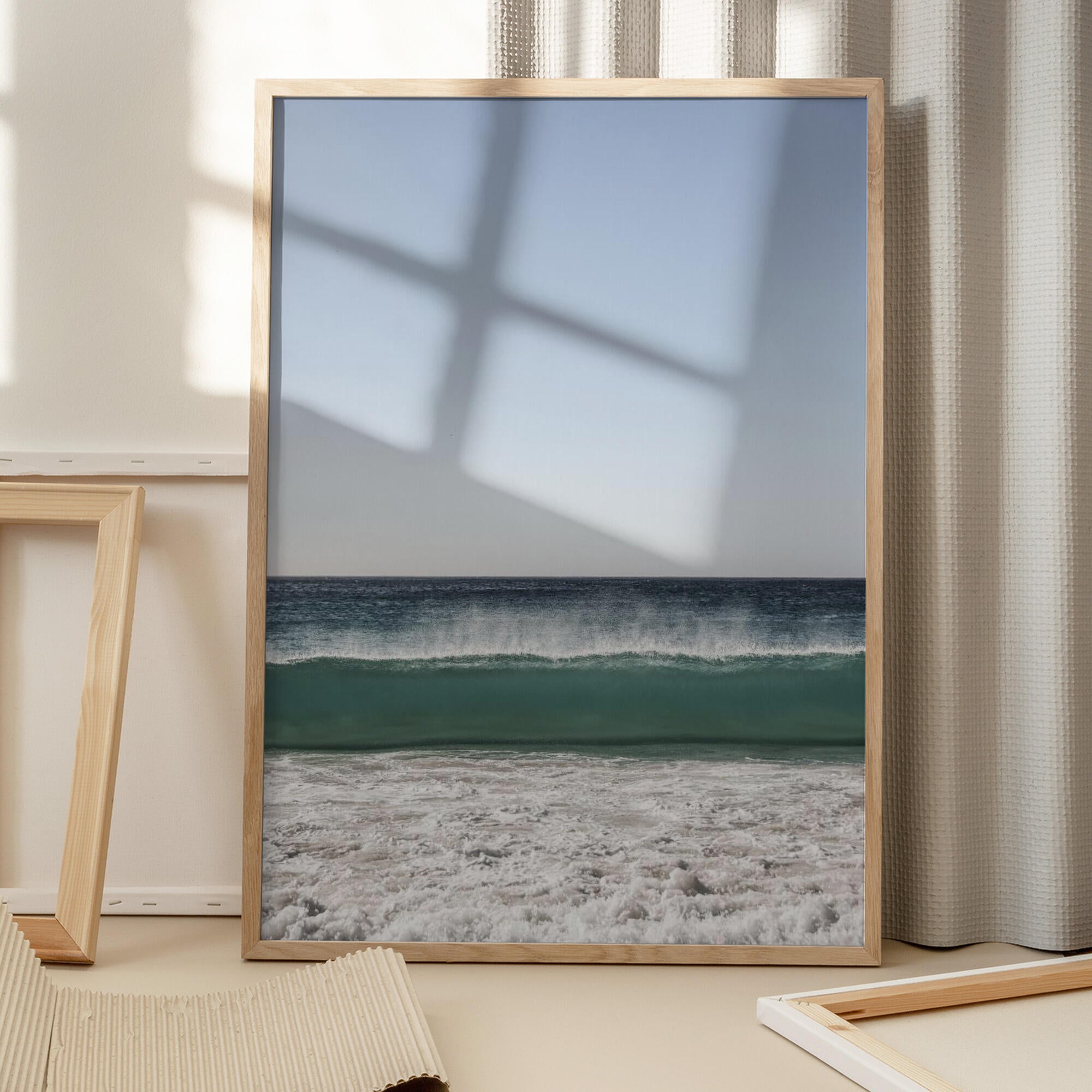 Ocean Landscape With Waves