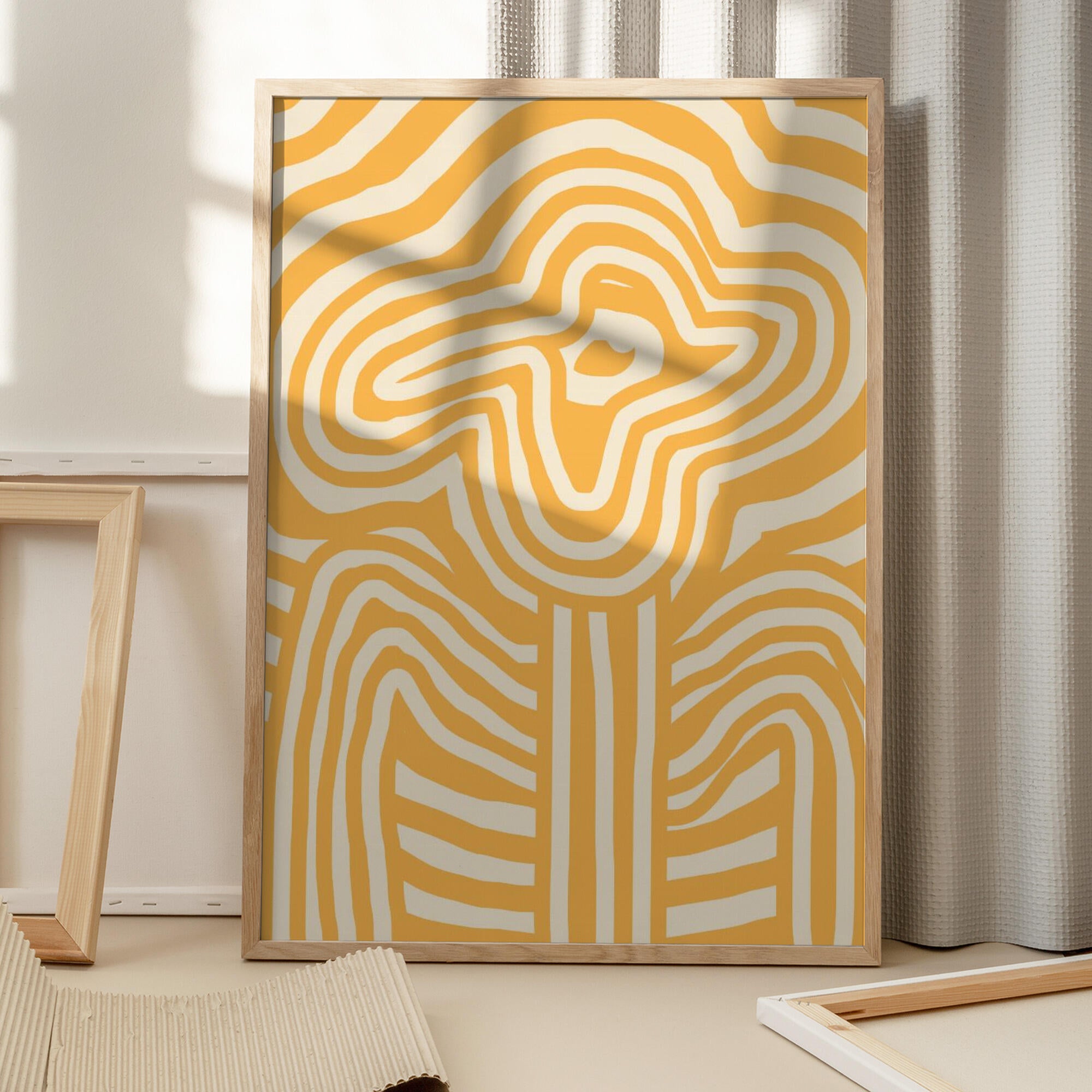 Yellow Striped Flower