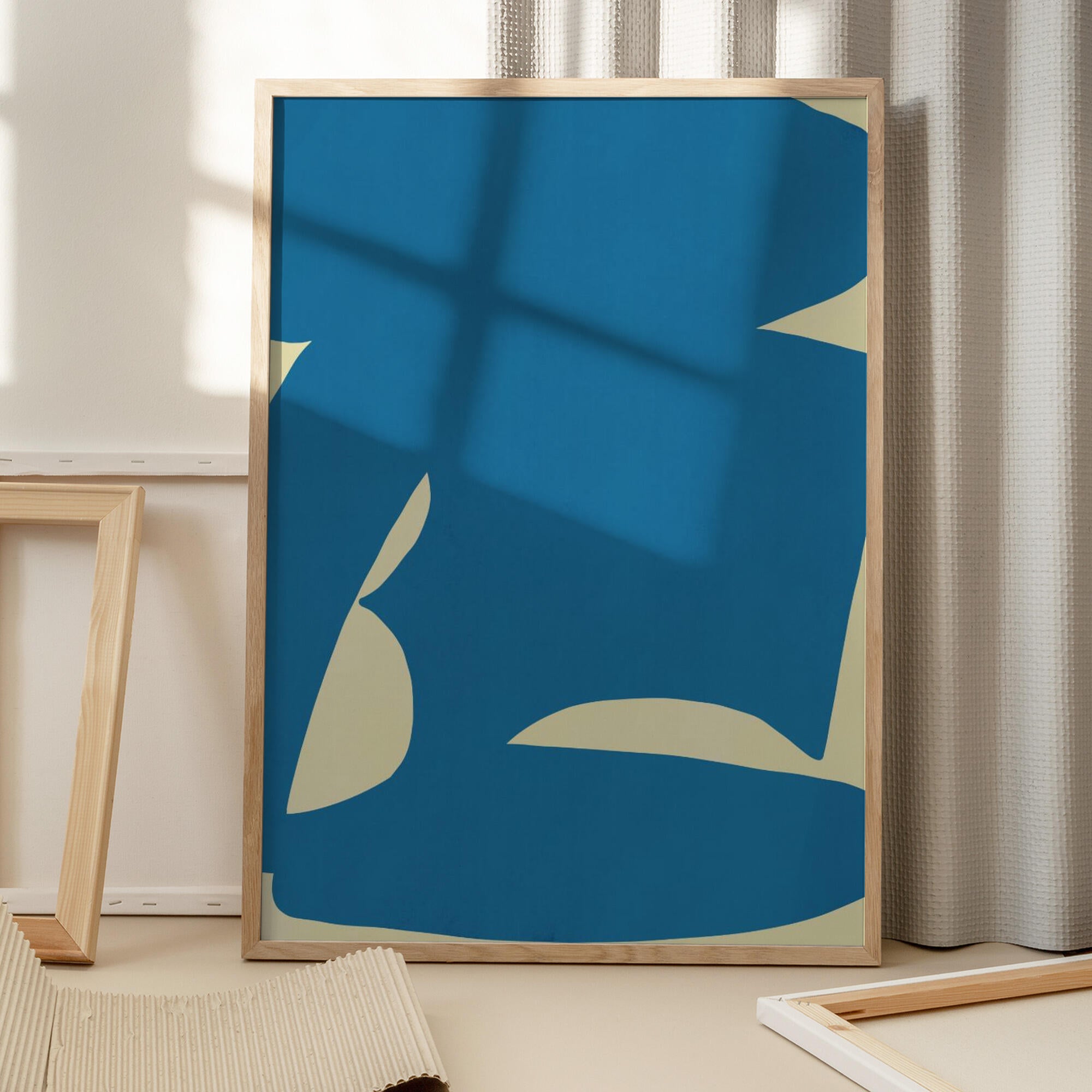 Abstract Blue Form