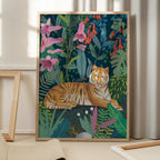 Tiger in the jungle