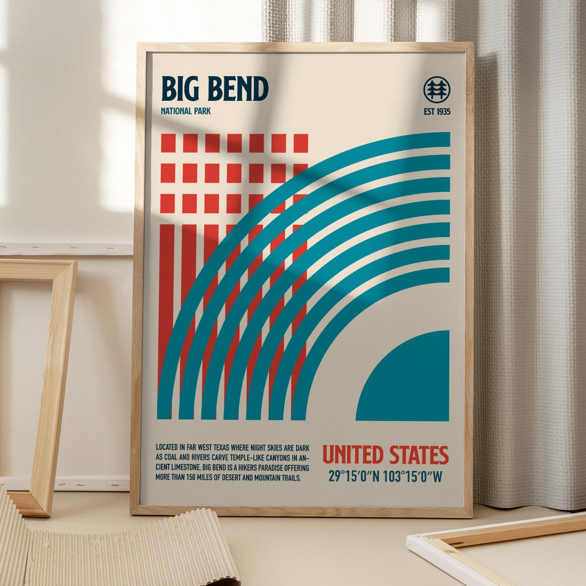 Big Bend National Park Travel Poster