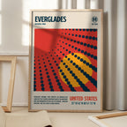 Evergldes National Park Travel Poster