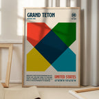 Grand Teton National Park Travel Poster