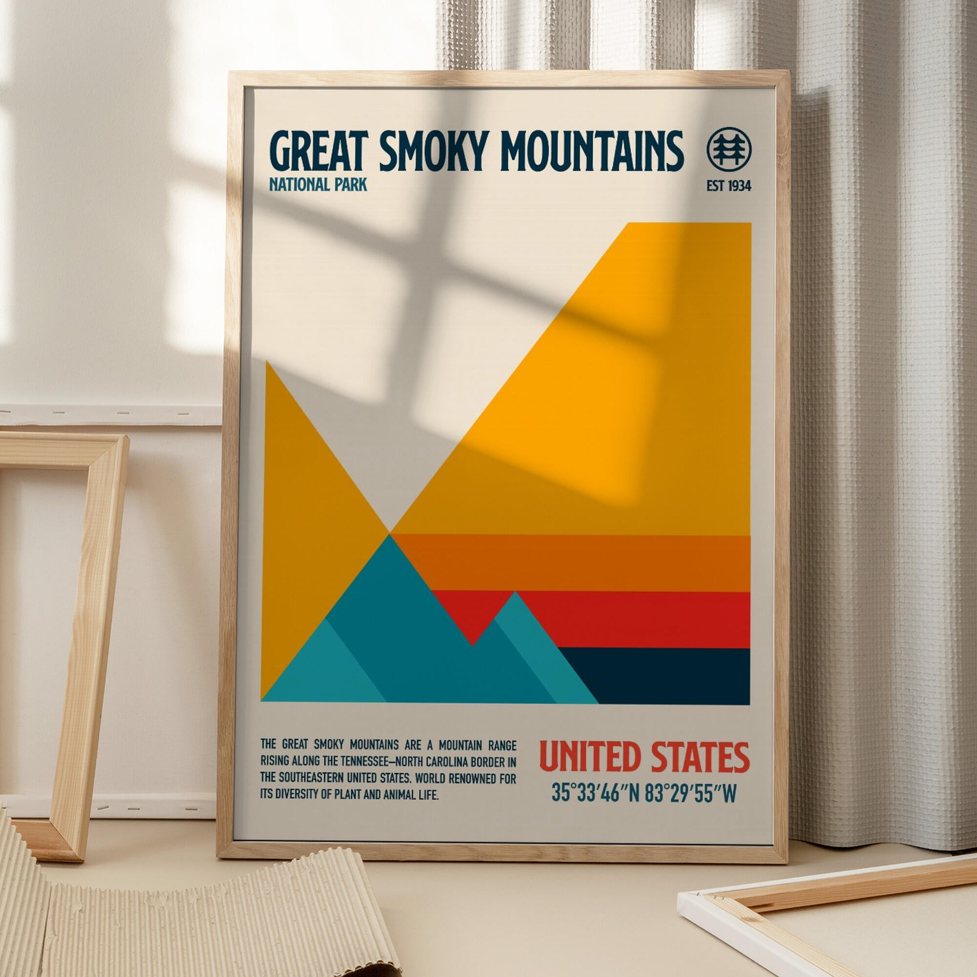 Great Smoky National Park Travel Poster