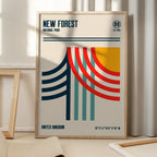 New Forest National Park Travel Poster