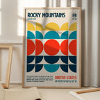Rocky Mountains National Park Travel Poster