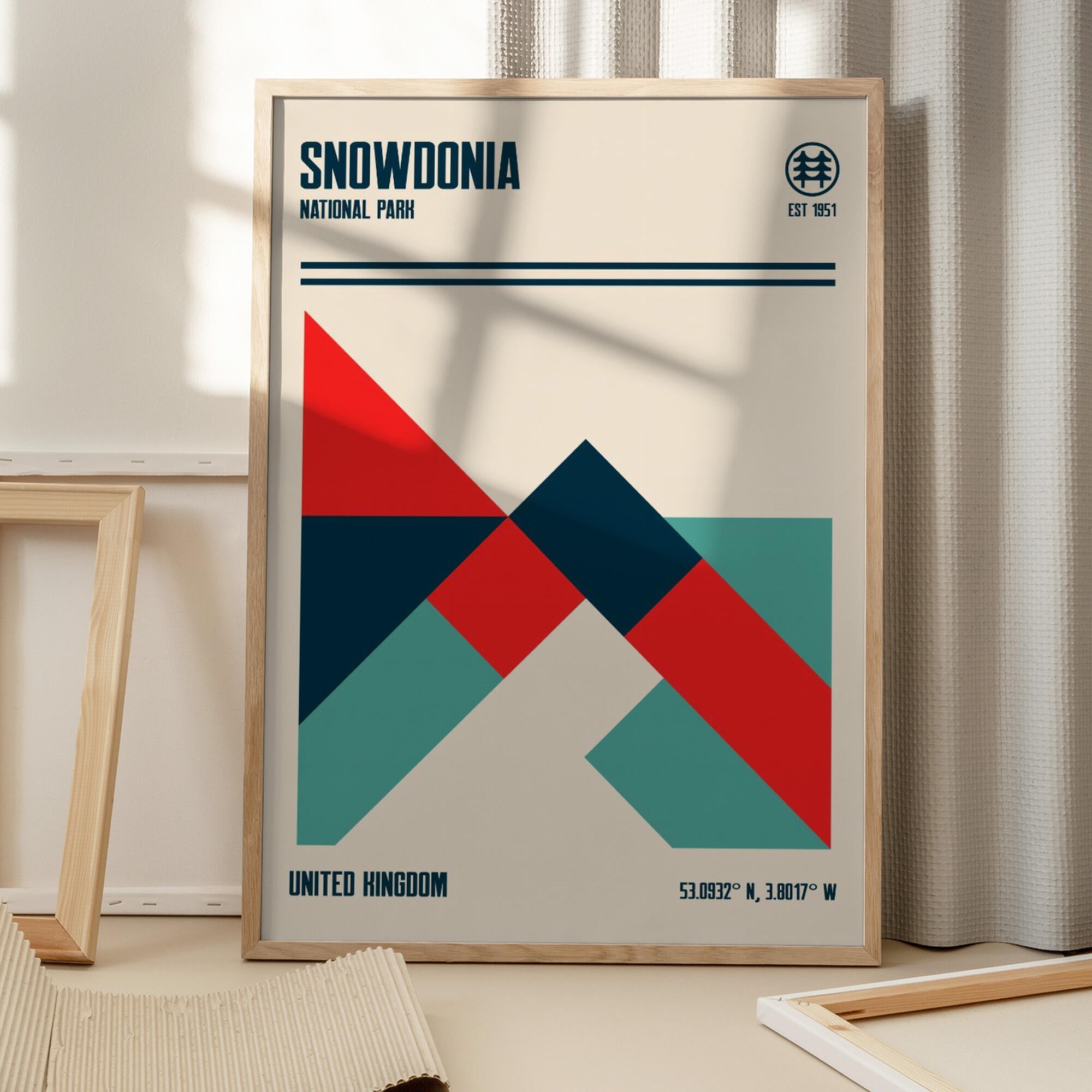Snowdonia National Park Travel Poster