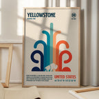 Yellowstone National Park Travel Poster