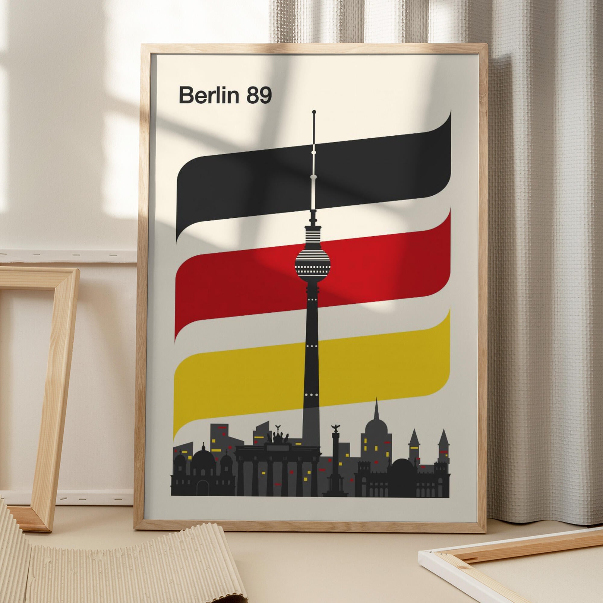 Berlin Retro Travel Print