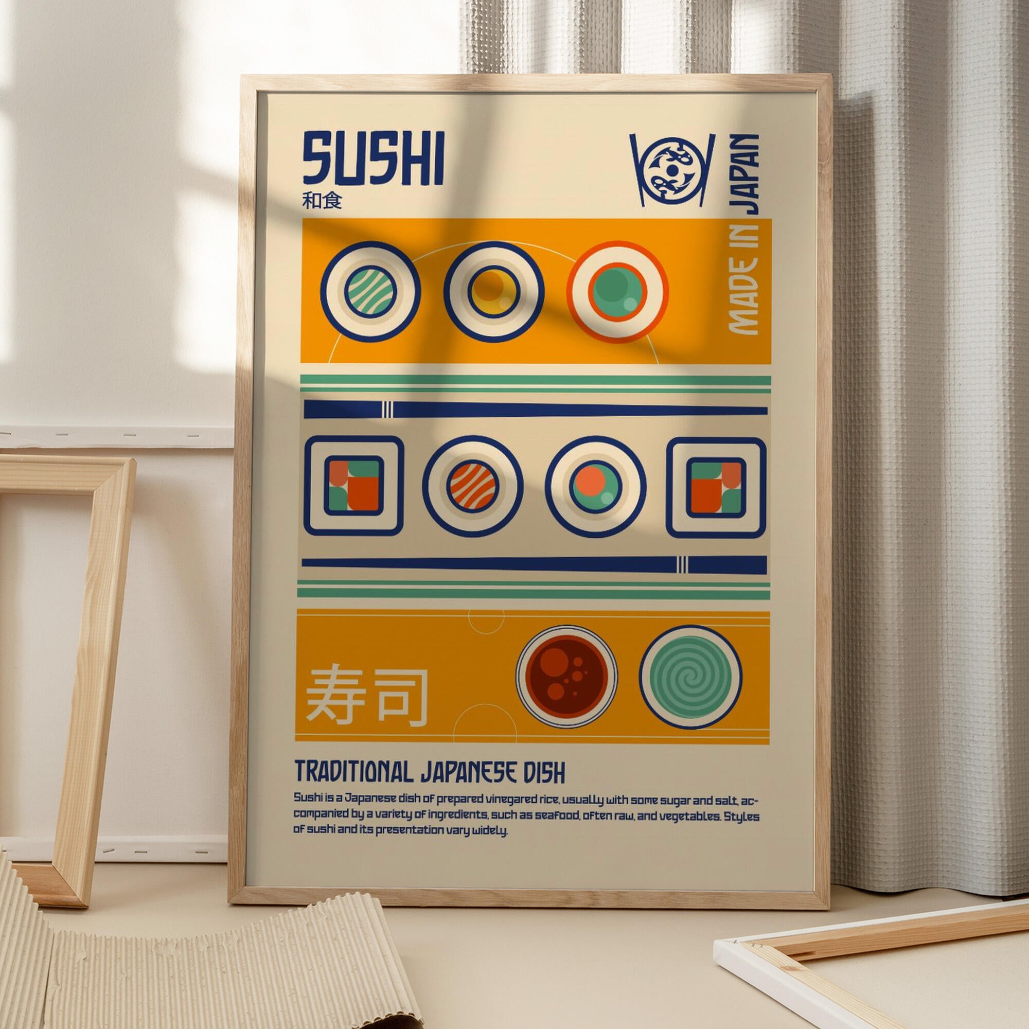 Sushi Japanese Food Print