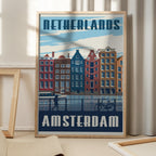 Amsterdam Travel Print