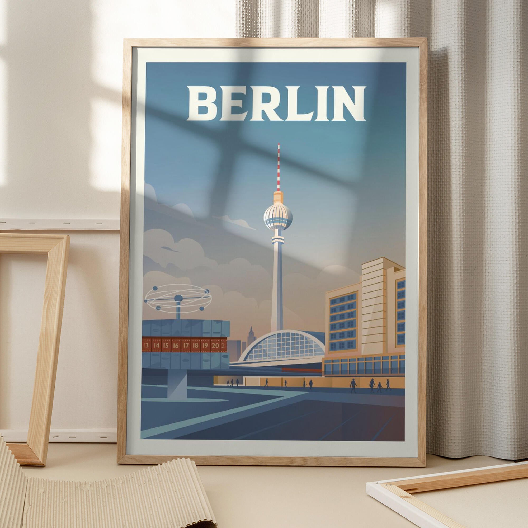 Berlin Cityscape Travel Print