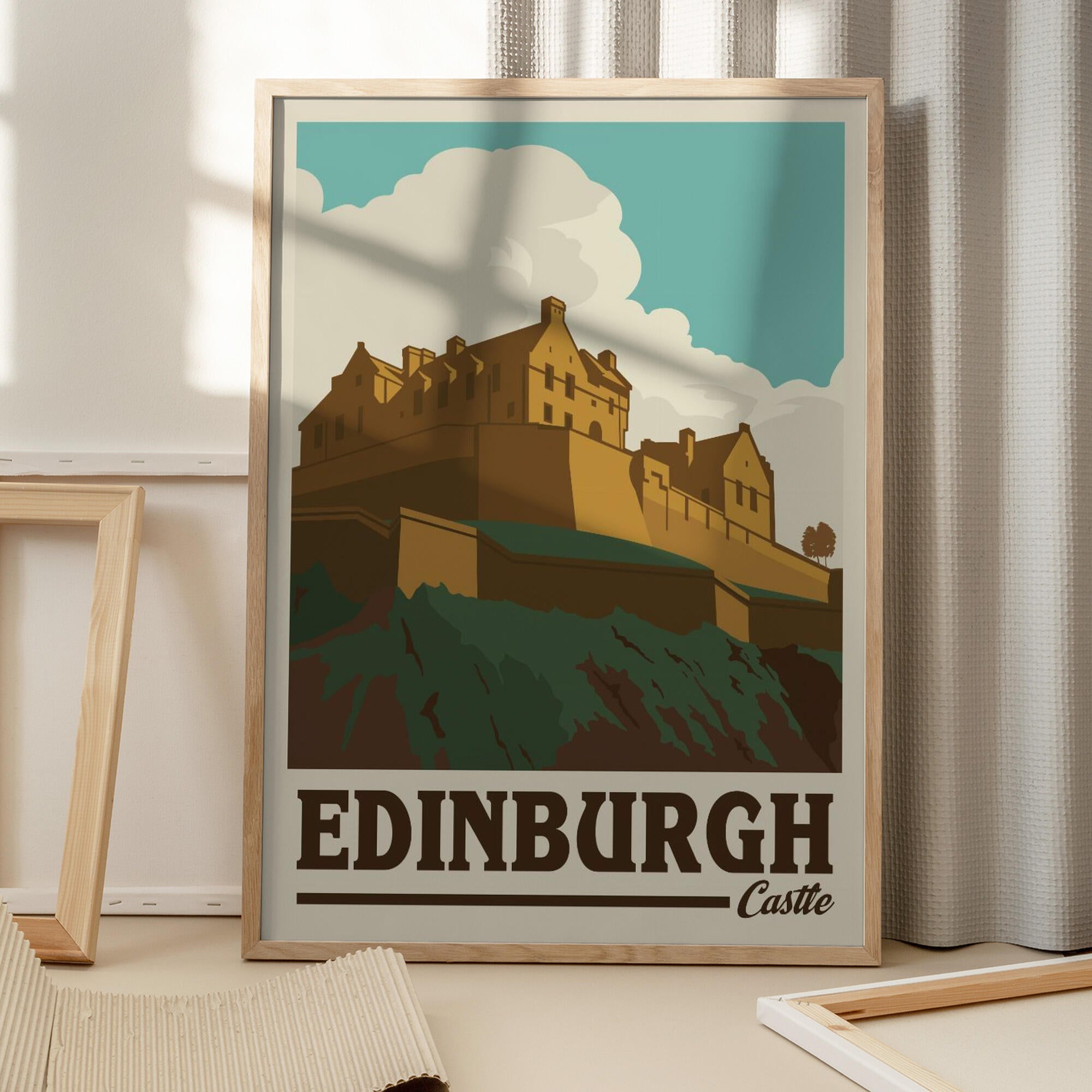 Edinburgh Castle Travel Print