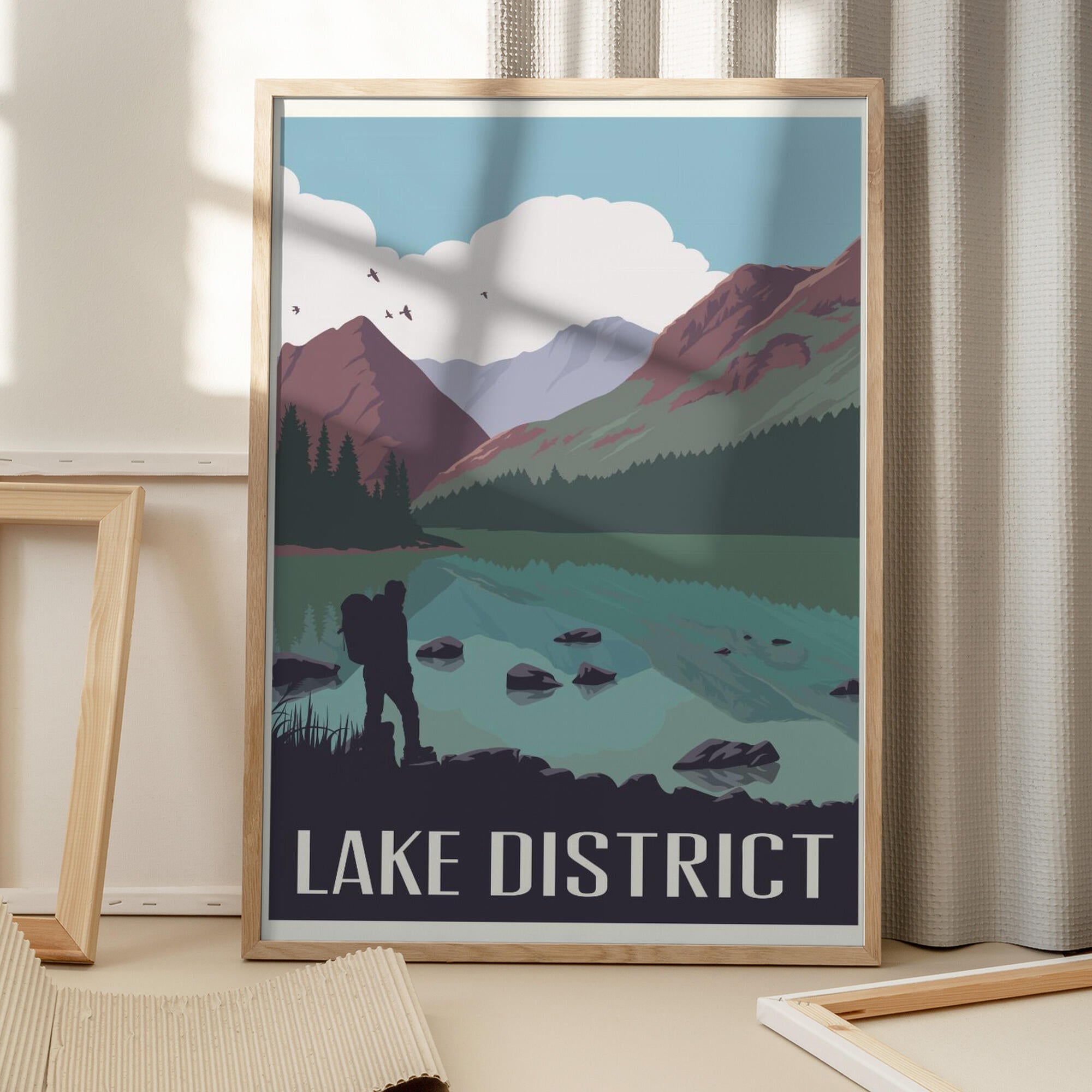 Lake District Travel Print