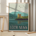 Loch Ness Travel Print