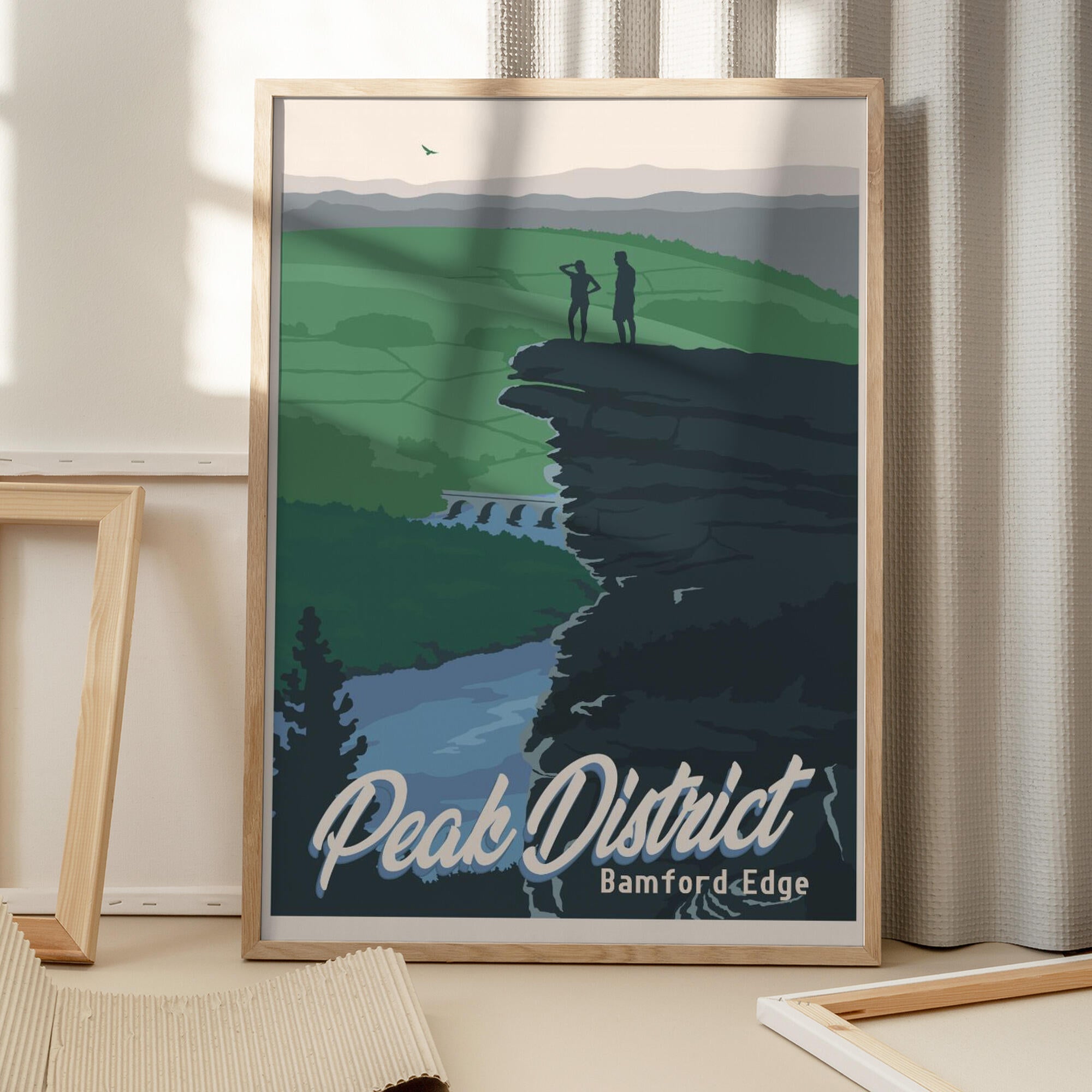 Peak District National Park Travel Print