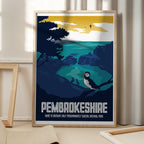 Pembrokeshire Travel Print