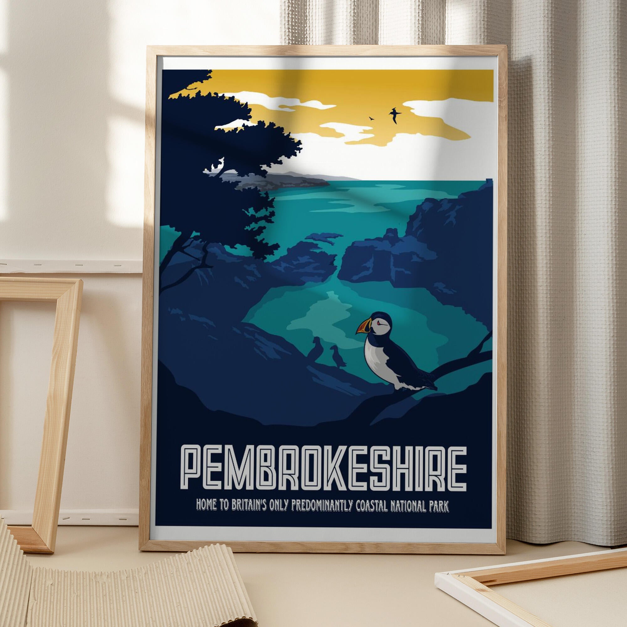 Pembrokeshire Travel Print