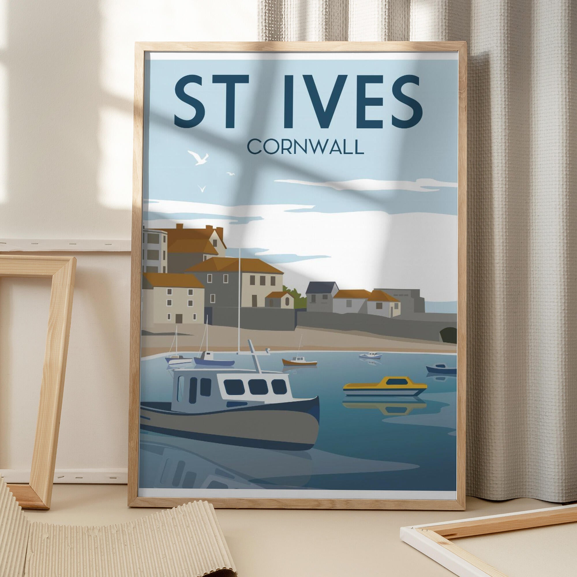 St Ives Travel Print