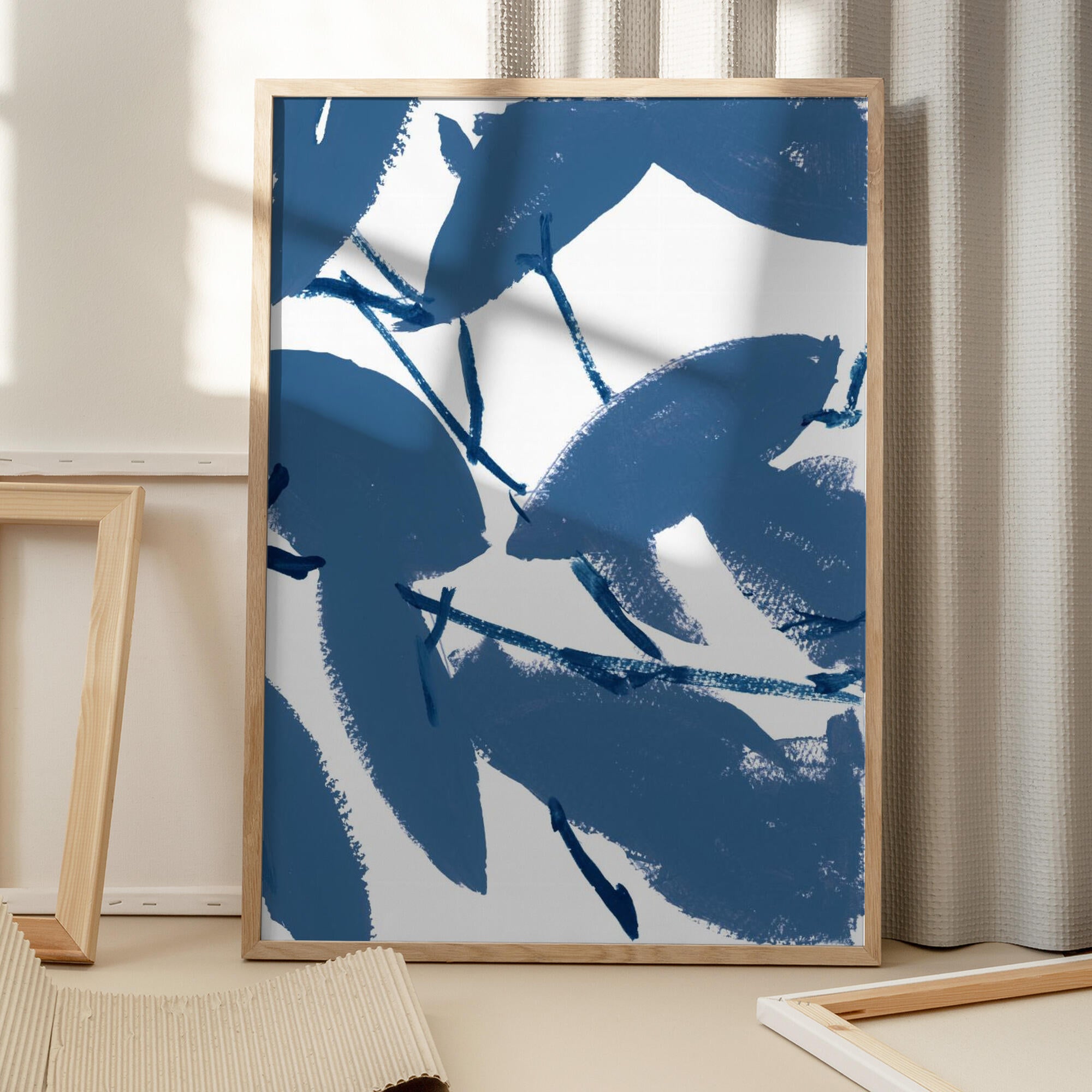 Blue Floral No1