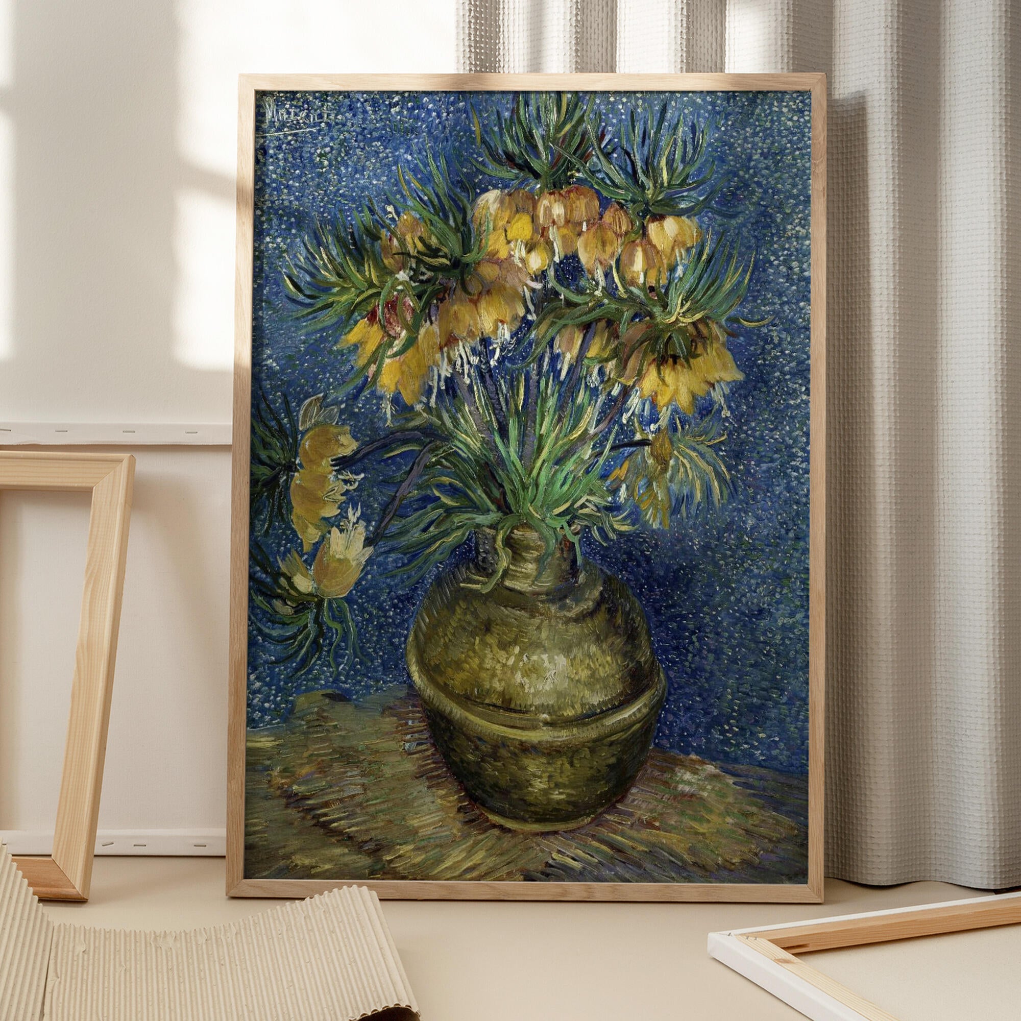 Vincent Van Gogh's Imperial Fritillaries In a Copper Vase (1887)