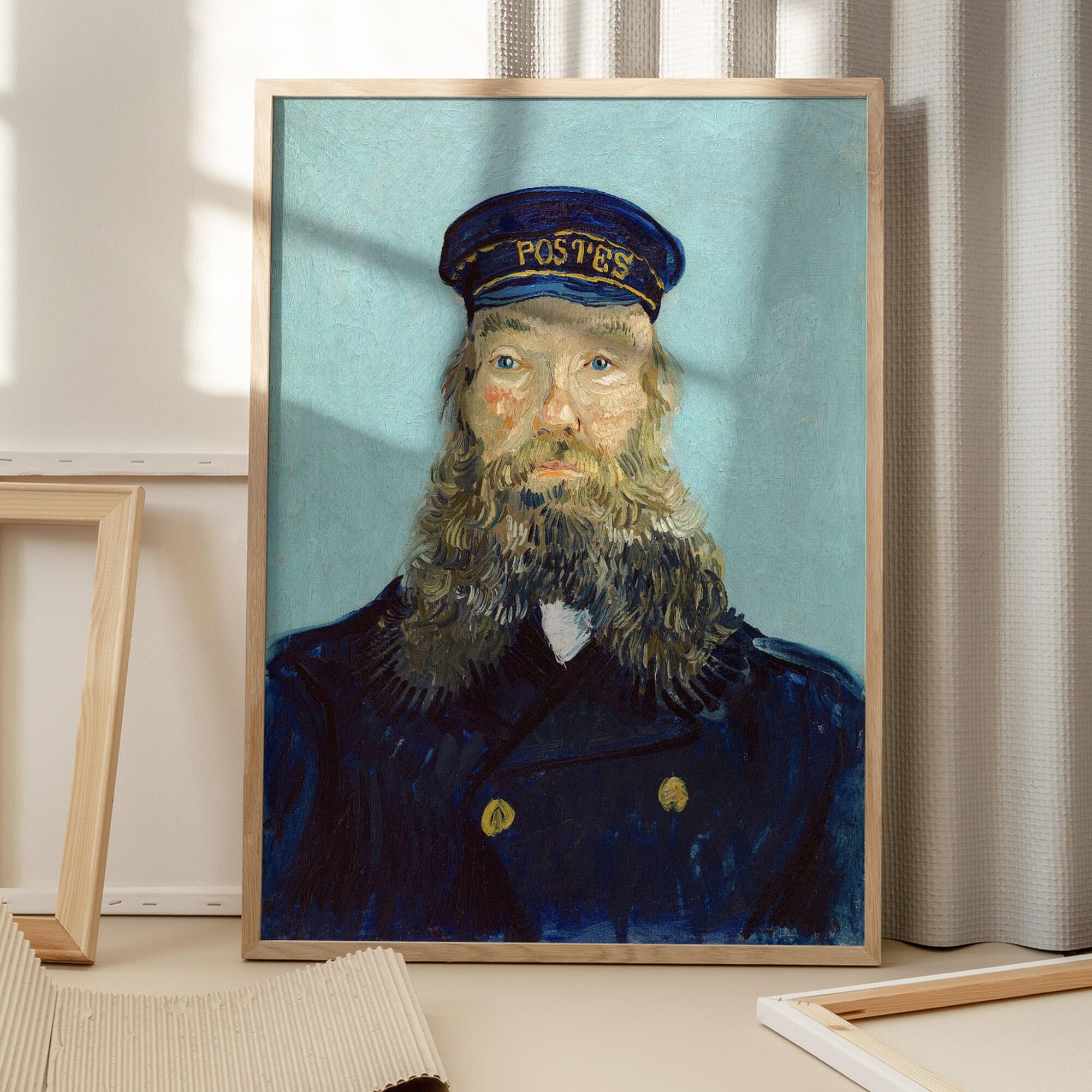 Vincent Van Gogh's Portrait of Postman Roulin (1888)