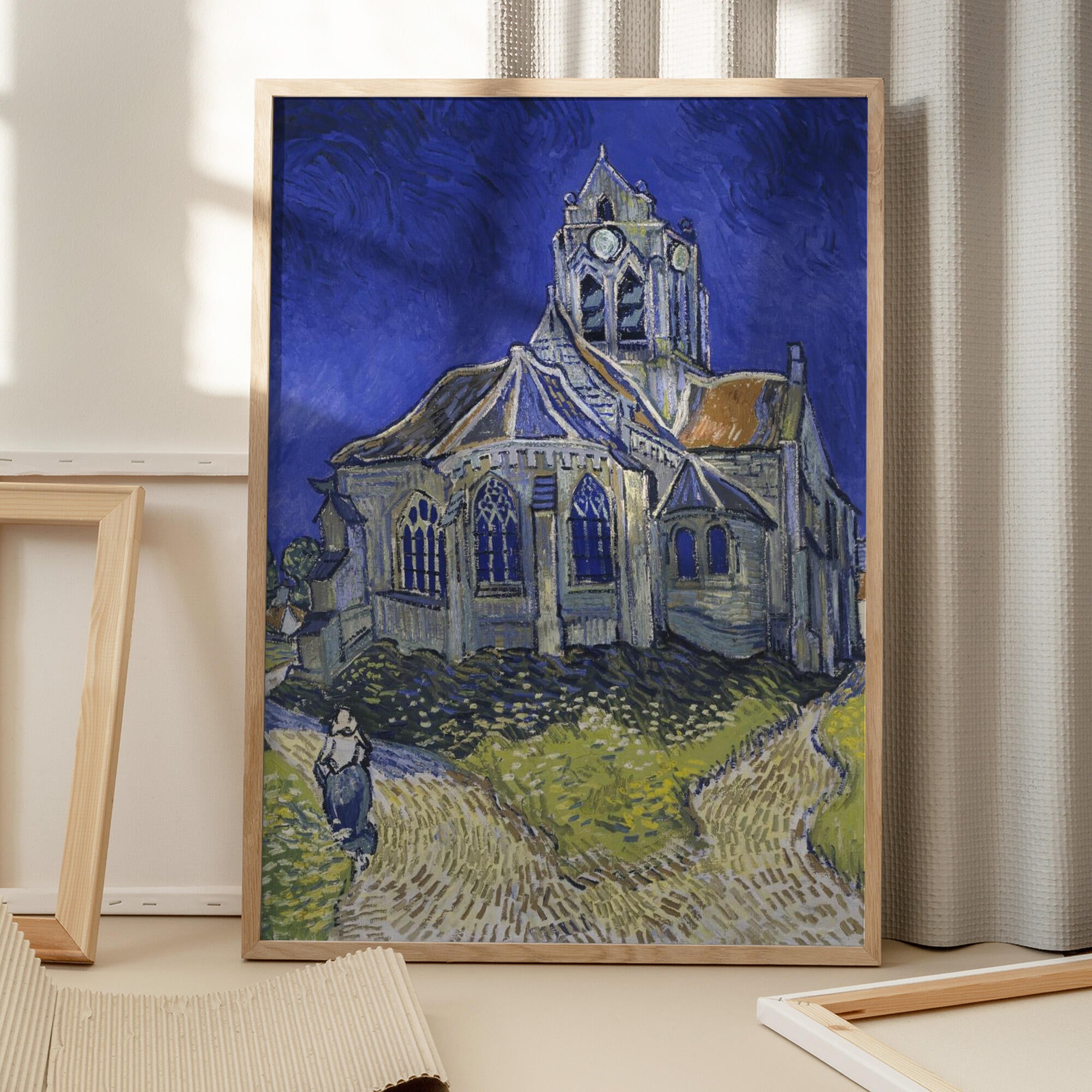 Vincent Van Gogh's the Church At Auvers (1890)
