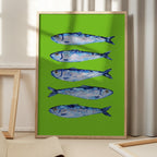 Sardines Lime Green