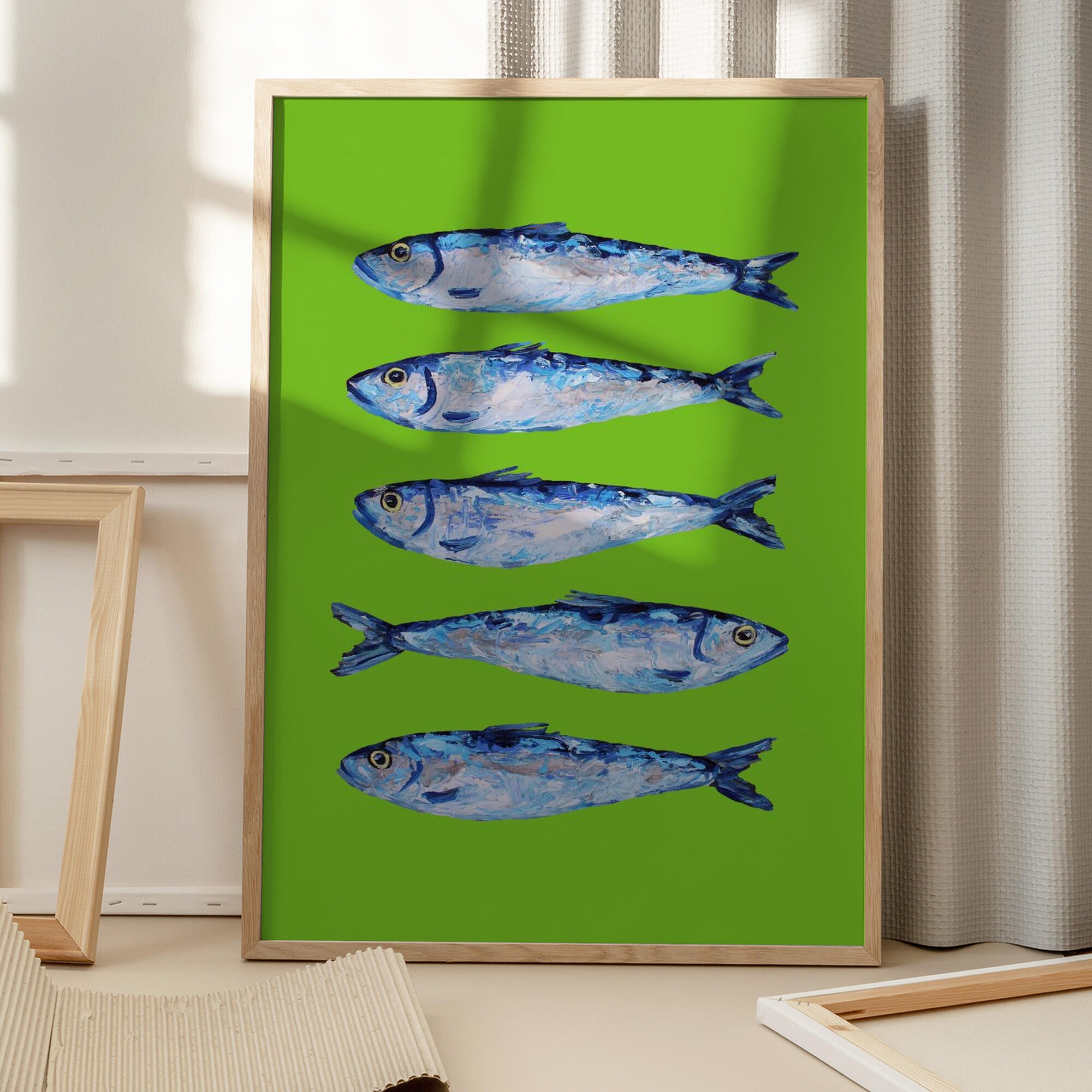 Sardines Lime Green