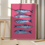 Sardines on Pink