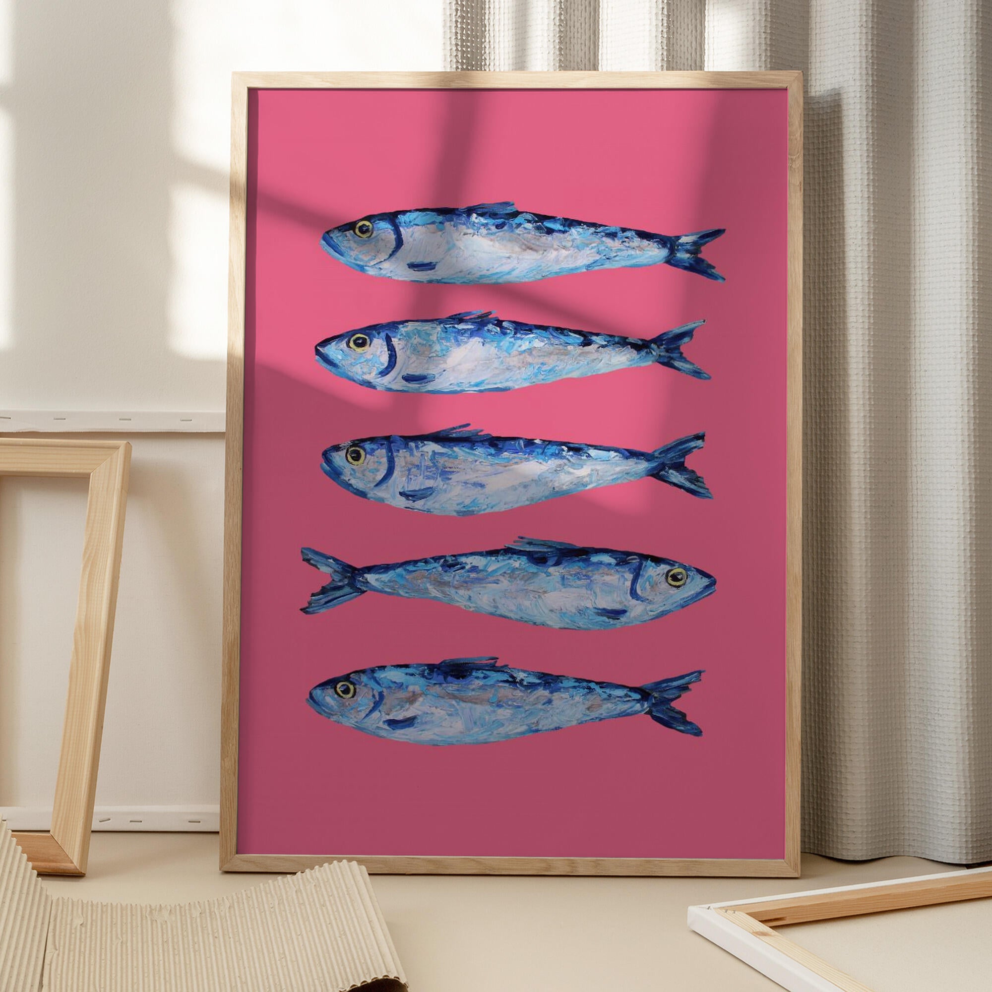 Sardines on Pink