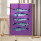 Sardines on Purple