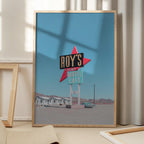Roy's Motel Cafe Retro Sign
