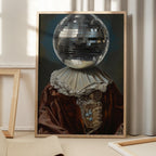 Antique Disco Ball, A Man with Disco head