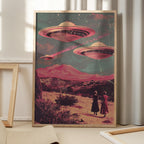 Pink UFO Arrival