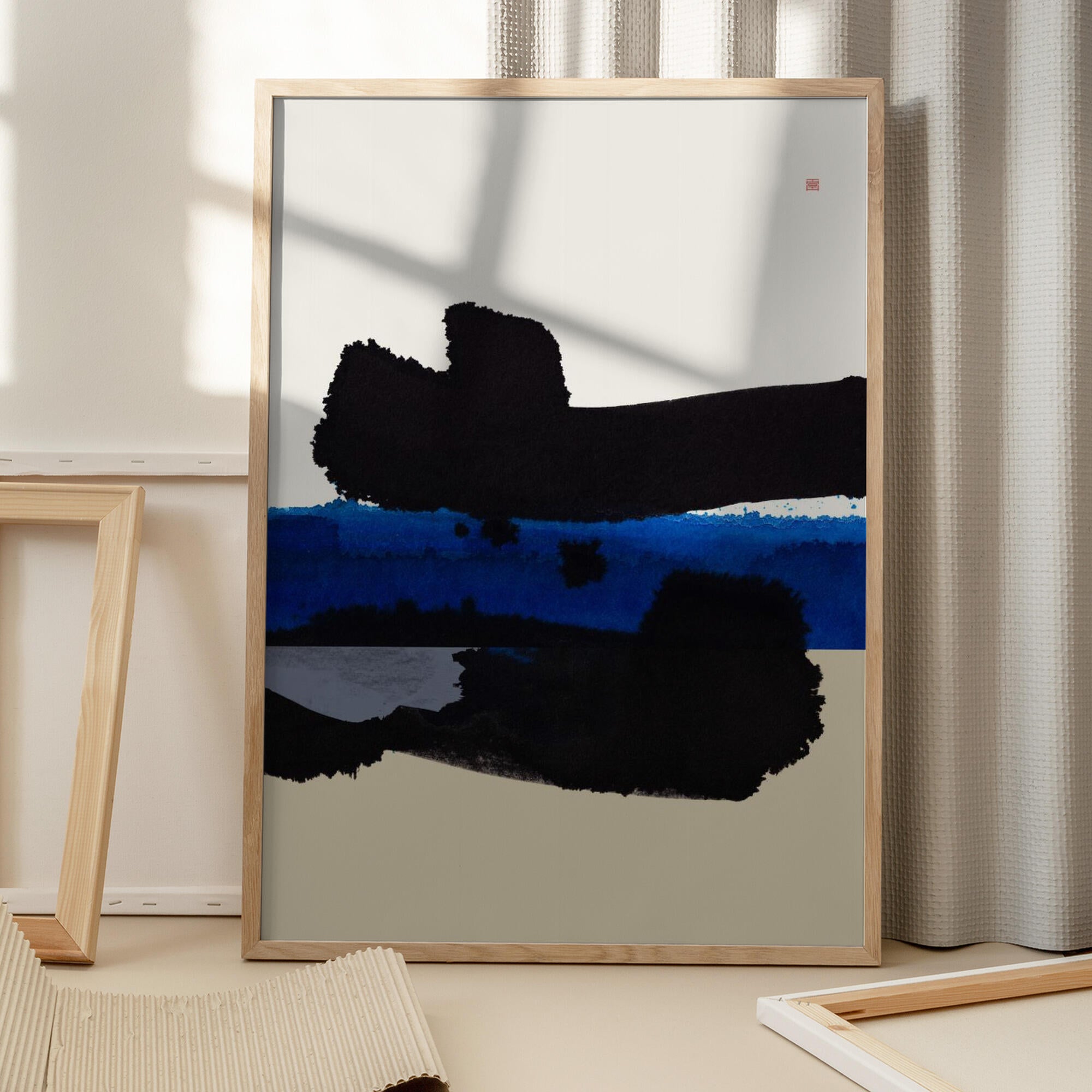 Abstract Blue Reflection