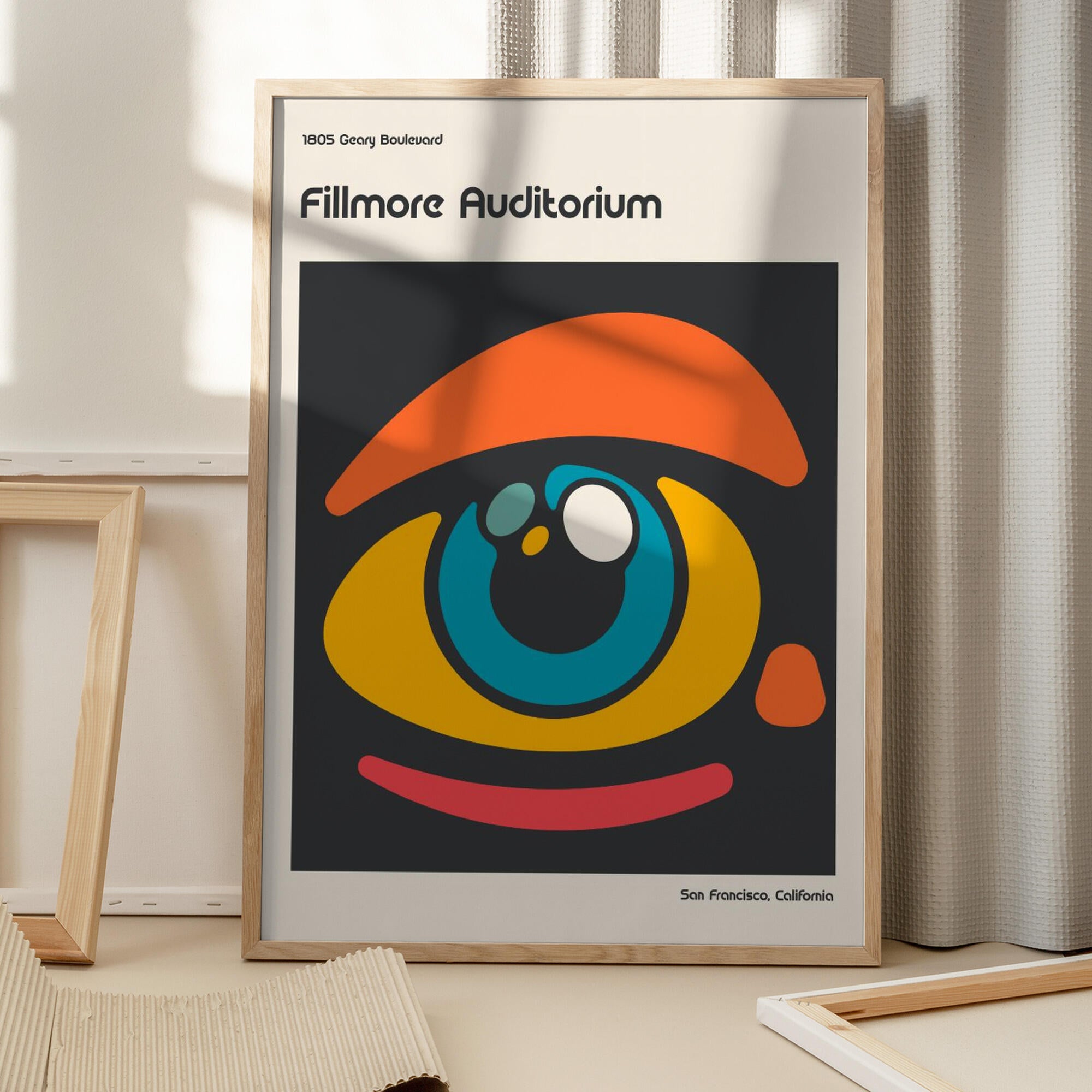 Fillmore Abstract Poster