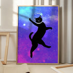 Happy Space Cat