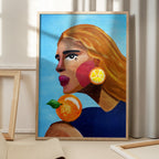 Woman With Orange